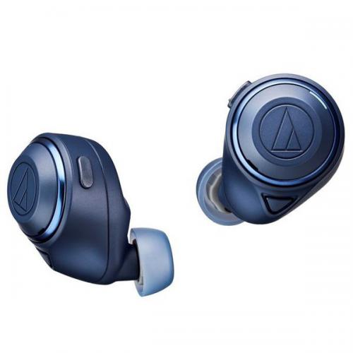 オーディオテクニカ audio-technica ATH-CKS50TW BL SOLID BASSシリーズ ノイズキャンセリング対応 完全ワイヤレスイヤホン ブルー