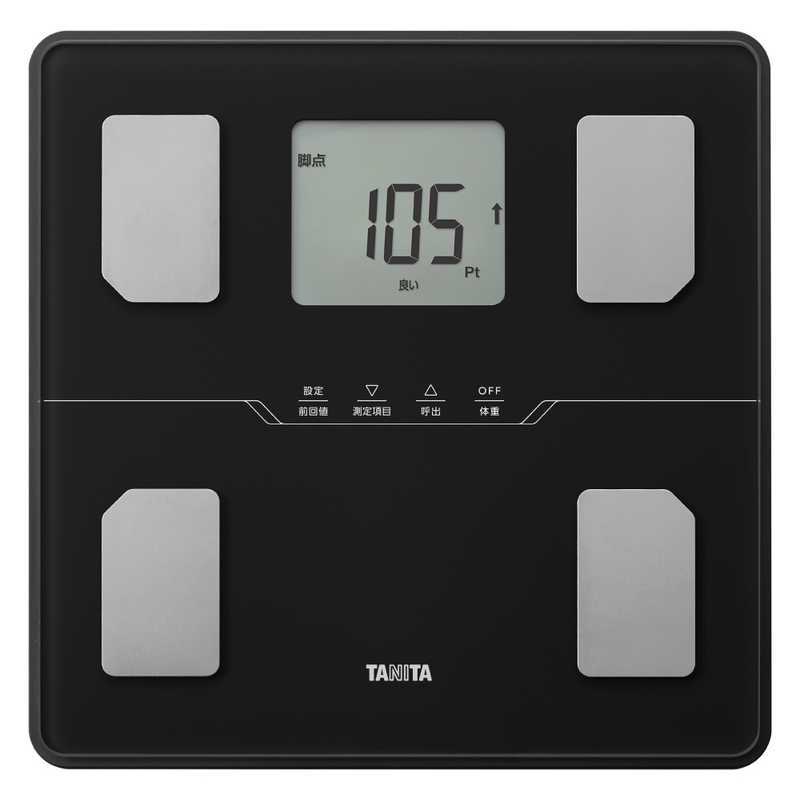 タニタ TANITA 体組成計 スマホアプリ連携 脚点測定機能付 メタリックブラック BC-774L-BK