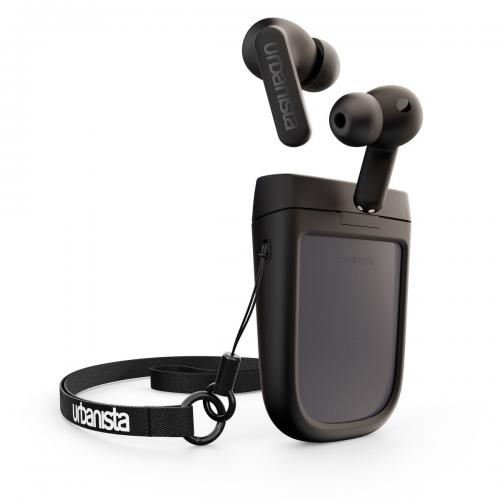 PHOENIX TWS - Midnight Black (Black) フェニックス ブラック太陽電池搭載 アクティブノイズキャンセリング アンビエント機能 マルチポイント接続 耳検出機能  タッチコントロール  IPX4(防沫仕様)