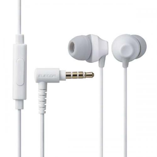 エレコム ELECOM ステレオヘッドホン カナル型 ホワイト EHP-F12CMWH