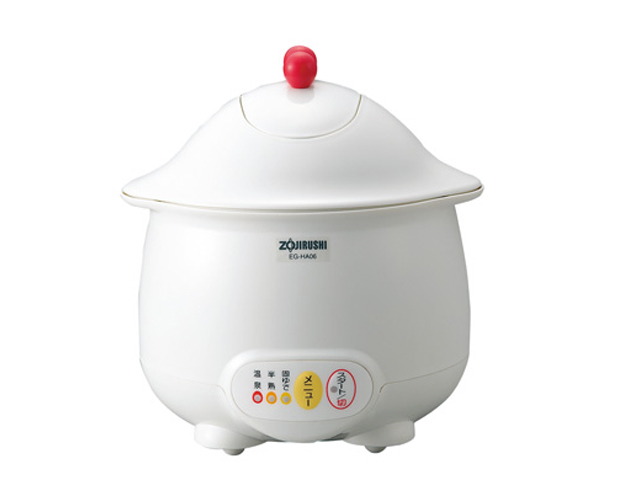 ZOJIRUSHI 温泉たまご器 エッグDo Do Do ホワイト EG-HA06-WB 象印