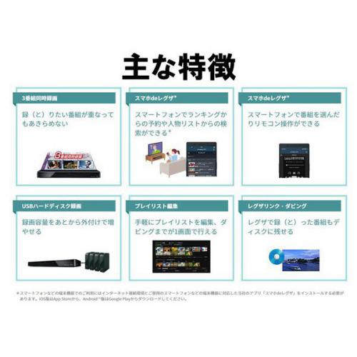 デンキチ公式通販サイト 埼玉県下ナンバーワン家電量販店 東芝 Toshiba ブルーレイレコーダー レグザブルーレイ 3番組同時録画モデル 1tb Dbr T1009